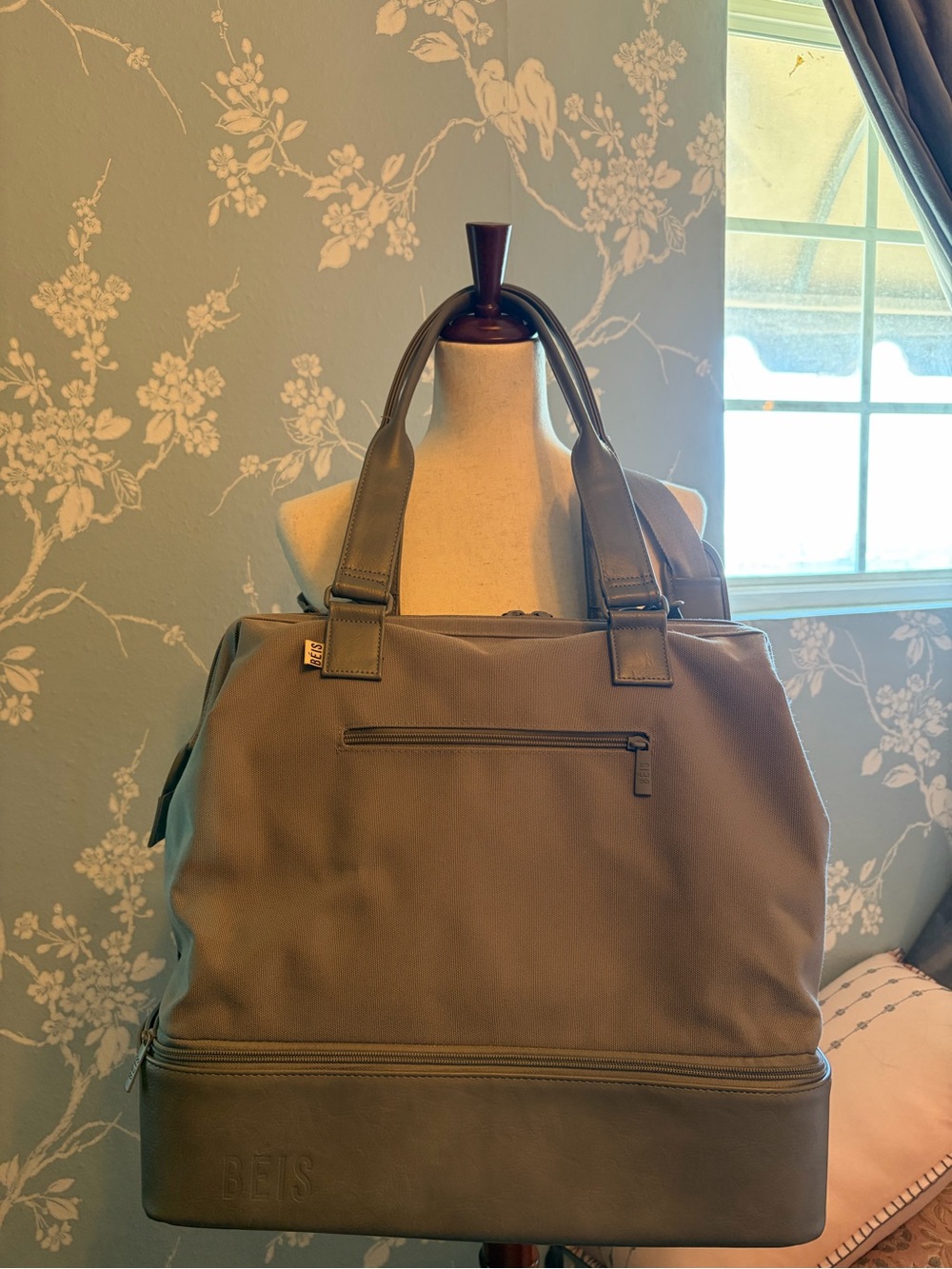 BEIS Mini Weekender in Grey